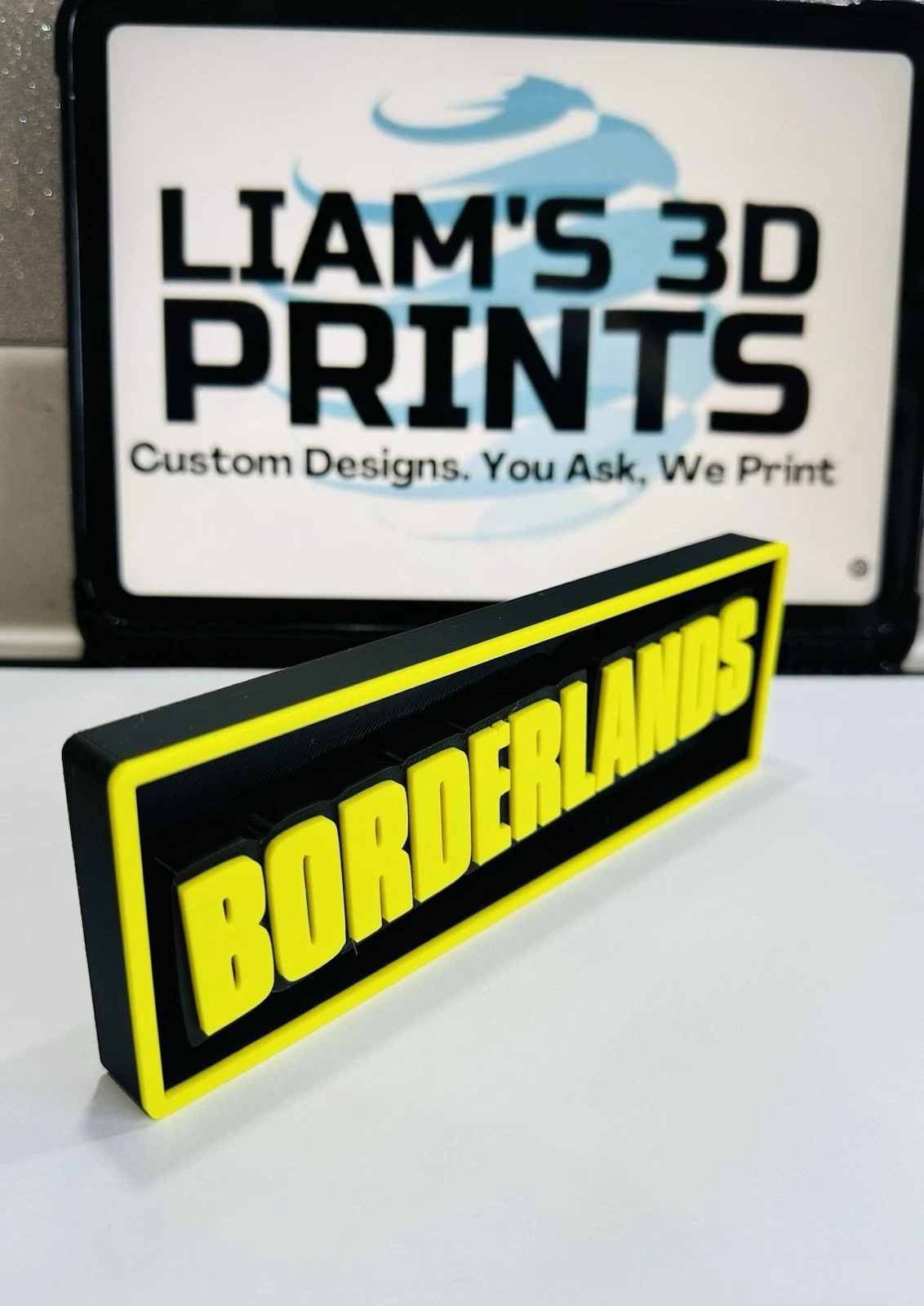 Decorative Borderlands logo Sign Display Cinema small 17.5cm Large 22cm