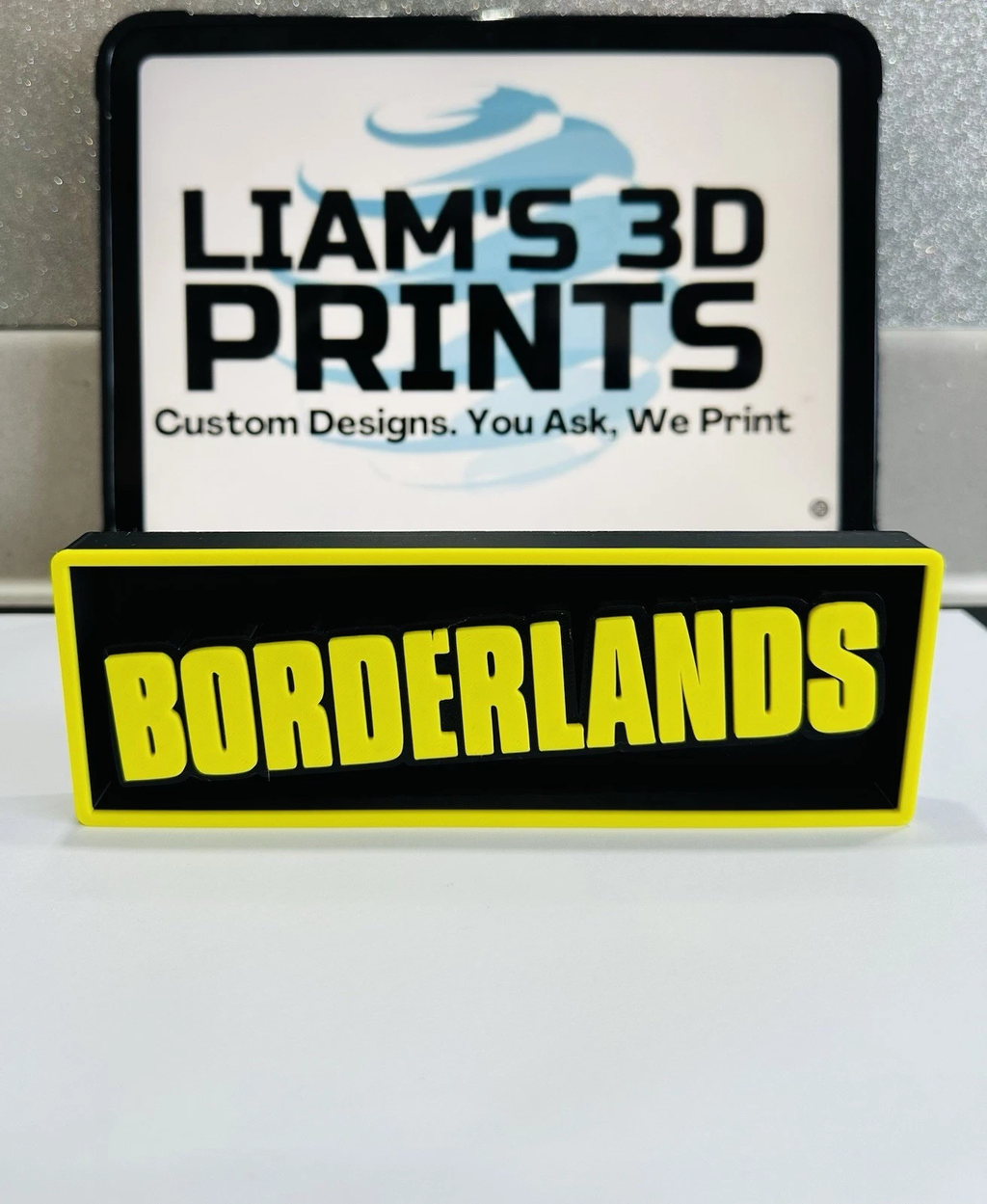Decorative Borderlands logo Sign Display Cinema small 17.5cm Large 22cm