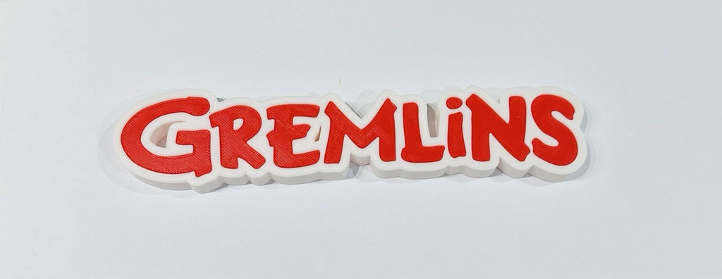 Decorative Gremlins Self Standing Film TV logo Sign Display Pops
