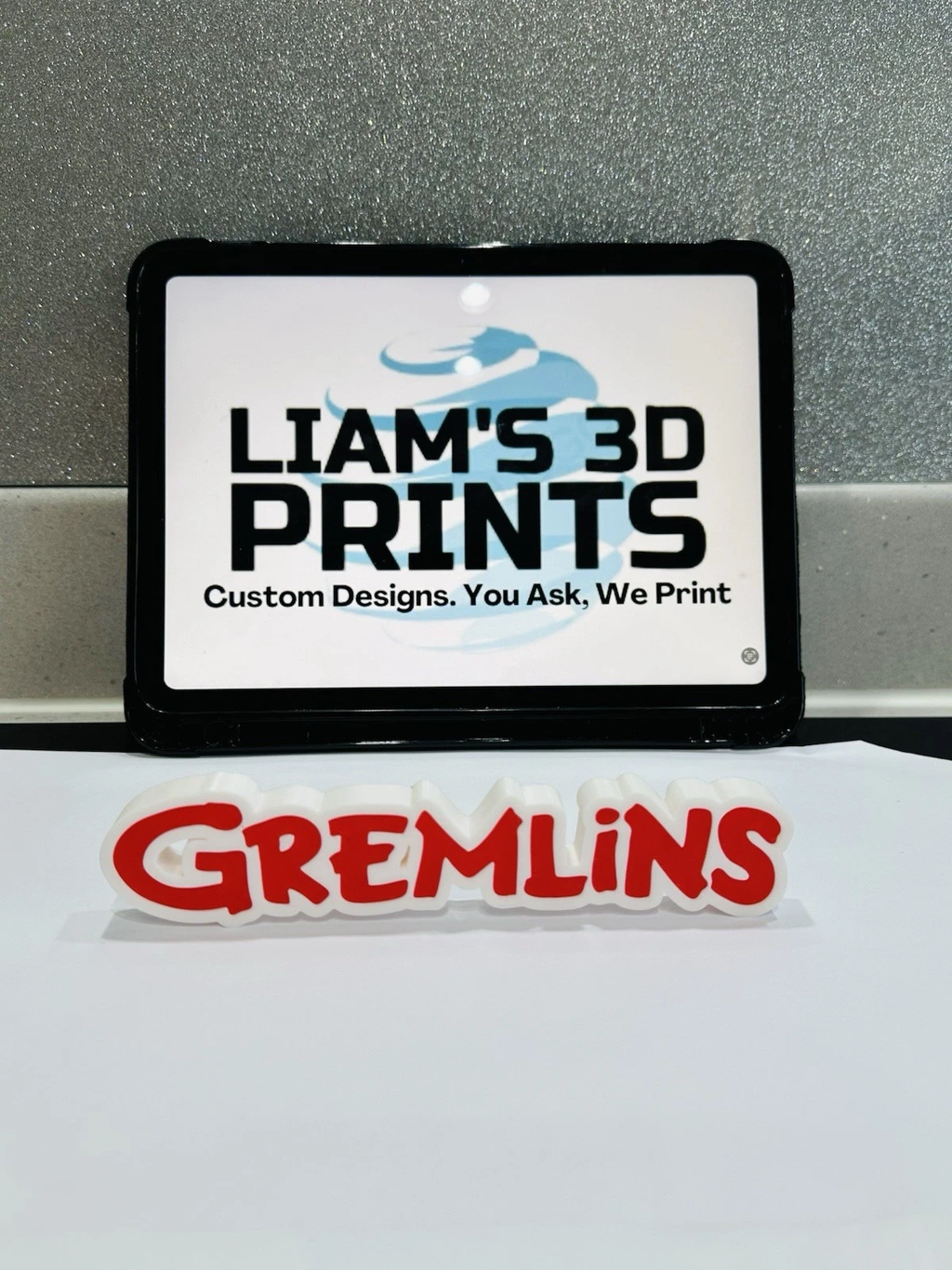 Decorative Gremlins Self Standing Film TV logo Sign Display Pops
