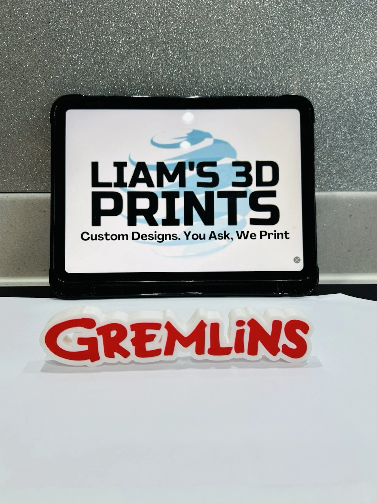 Decorative Gremlins Self Standing Film TV logo Sign Display Pops
