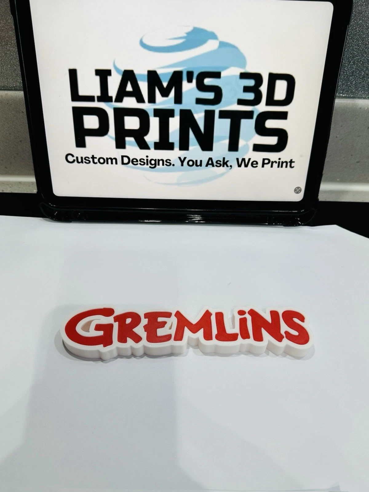 Decorative Gremlins Self Standing Film TV logo Sign Display Pops