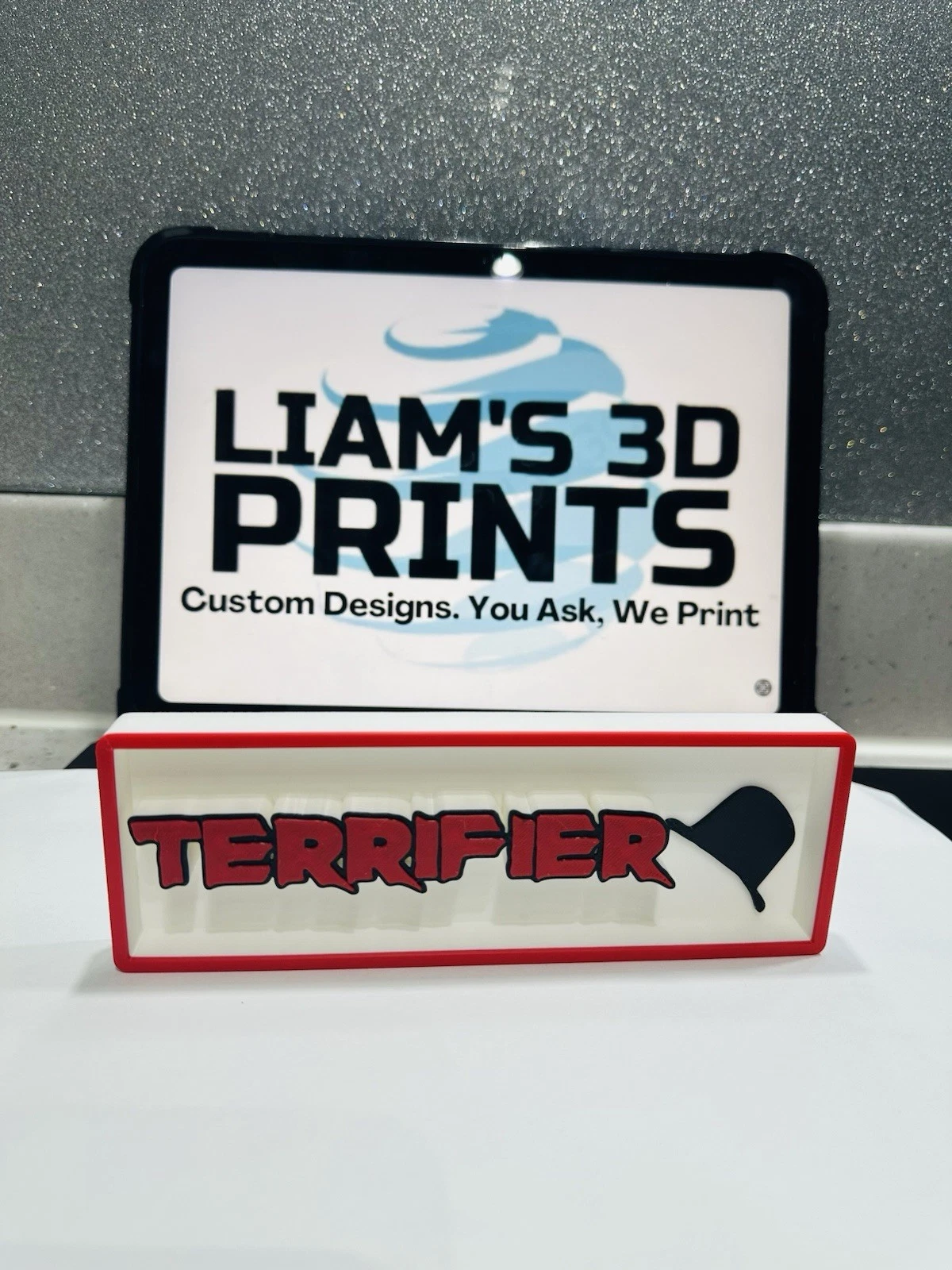 Decorative Terrifier 2 3 Film Logo Sign Display Cinema s 17.5cm L 22cm