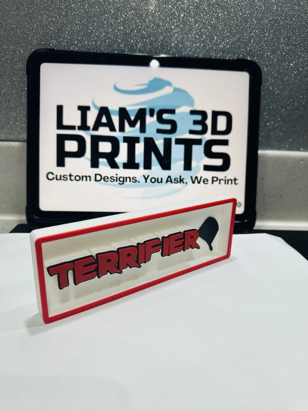 Decorative Terrifier 2 3 Film Logo Sign Display Cinema s 17.5cm L 22cm