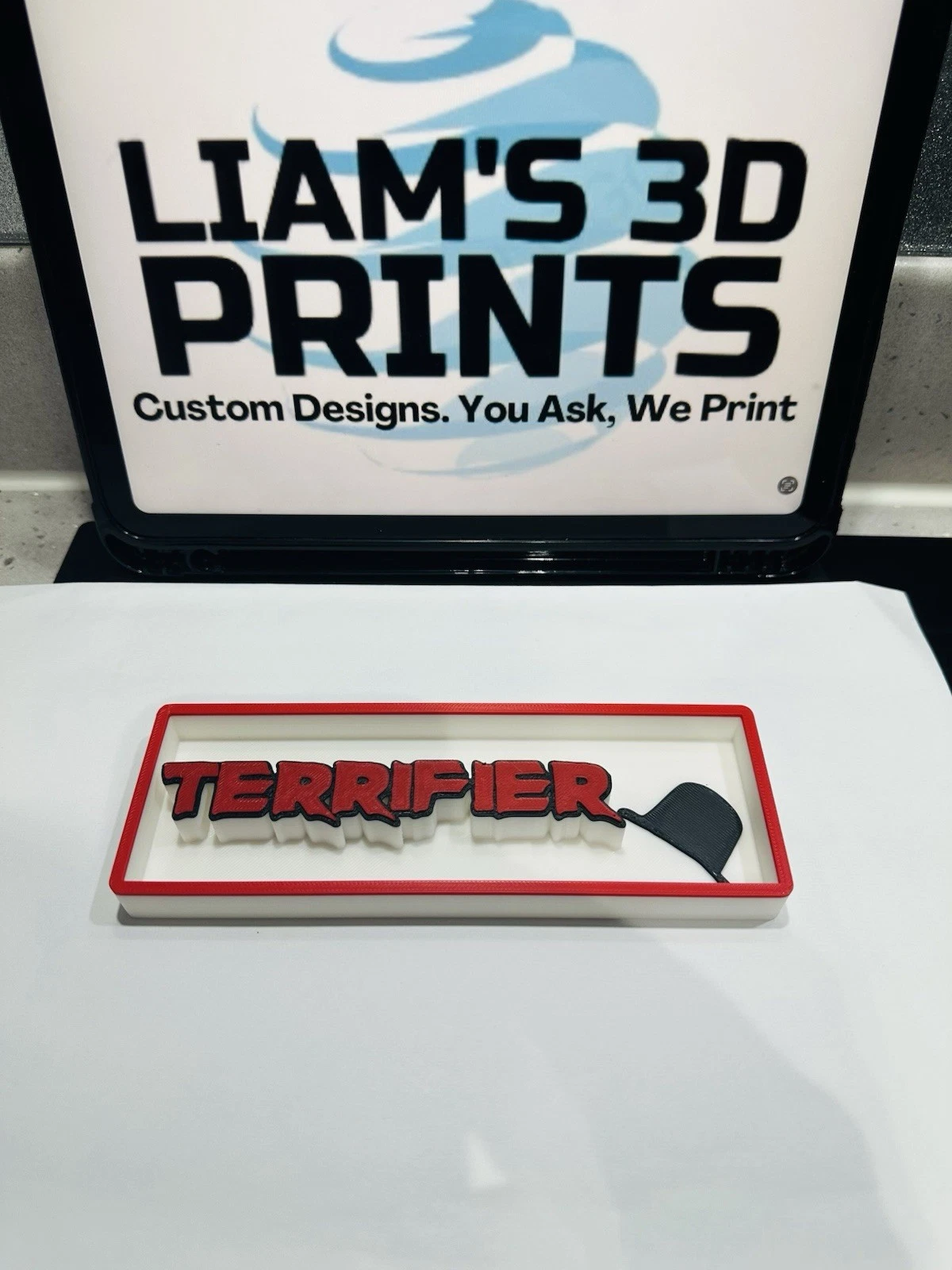 Decorative Terrifier 2 3 Film Logo Sign Display Cinema s 17.5cm L 22cm