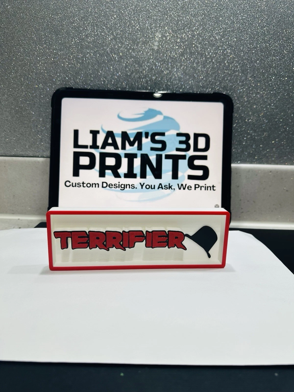 Decorative Terrifier 2 3 Film Logo Sign Display Cinema s 17.5cm L 22cm