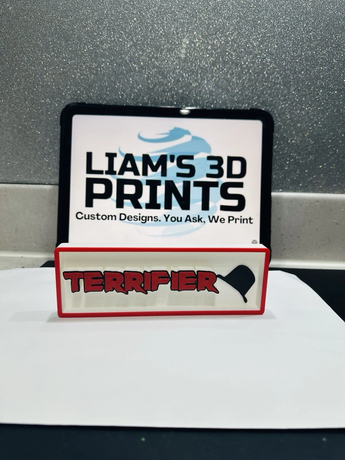 Decorative Terrifier 2 3 Film Logo Sign Display Cinema s 17.5cm L 22cm