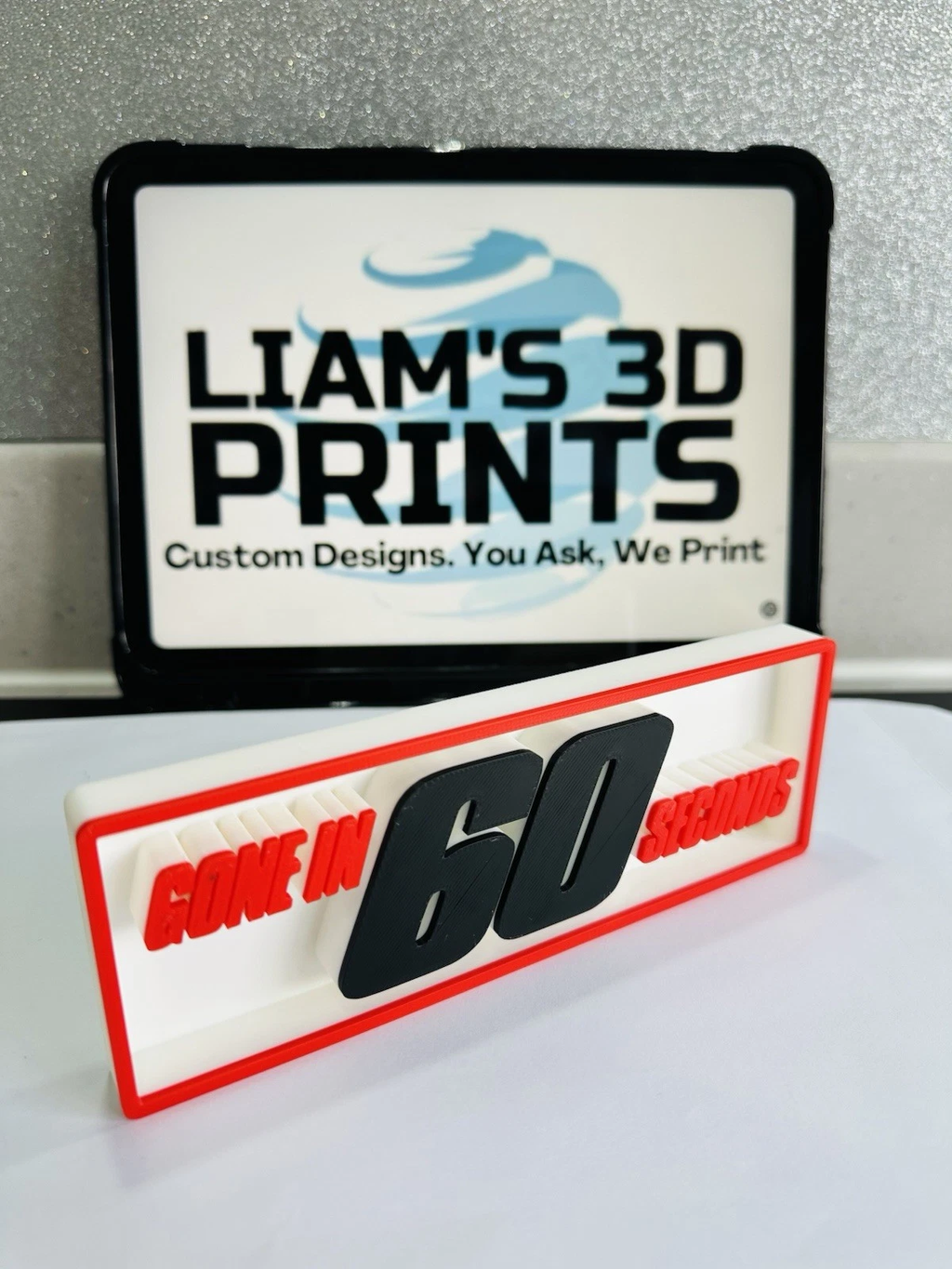 Decorative Gone in 60 Seconds Film Logo Sign Display Cinema s17.5cm L22cm