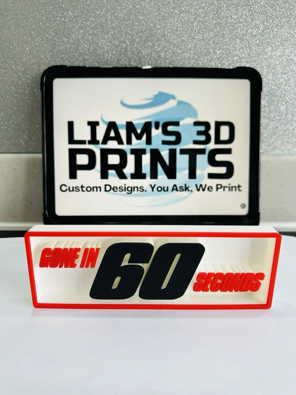Decorative Gone in 60 Seconds Film Logo Sign Display Cinema s17.5cm L22cm