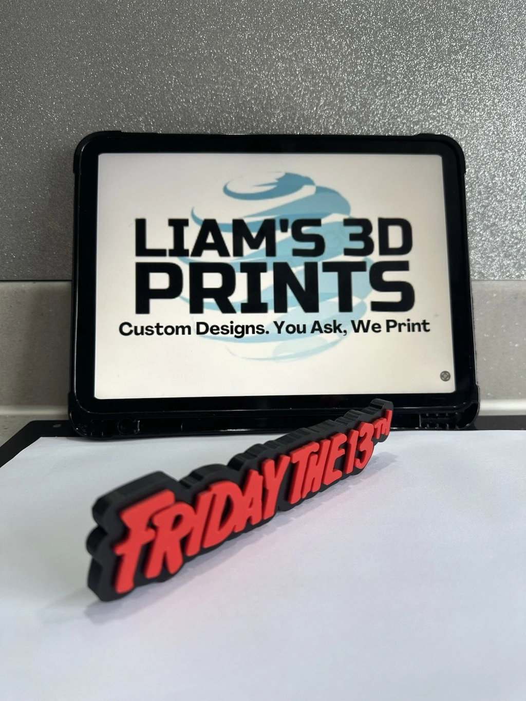 Decorative Friday the 13th Logo Sign Display Pops