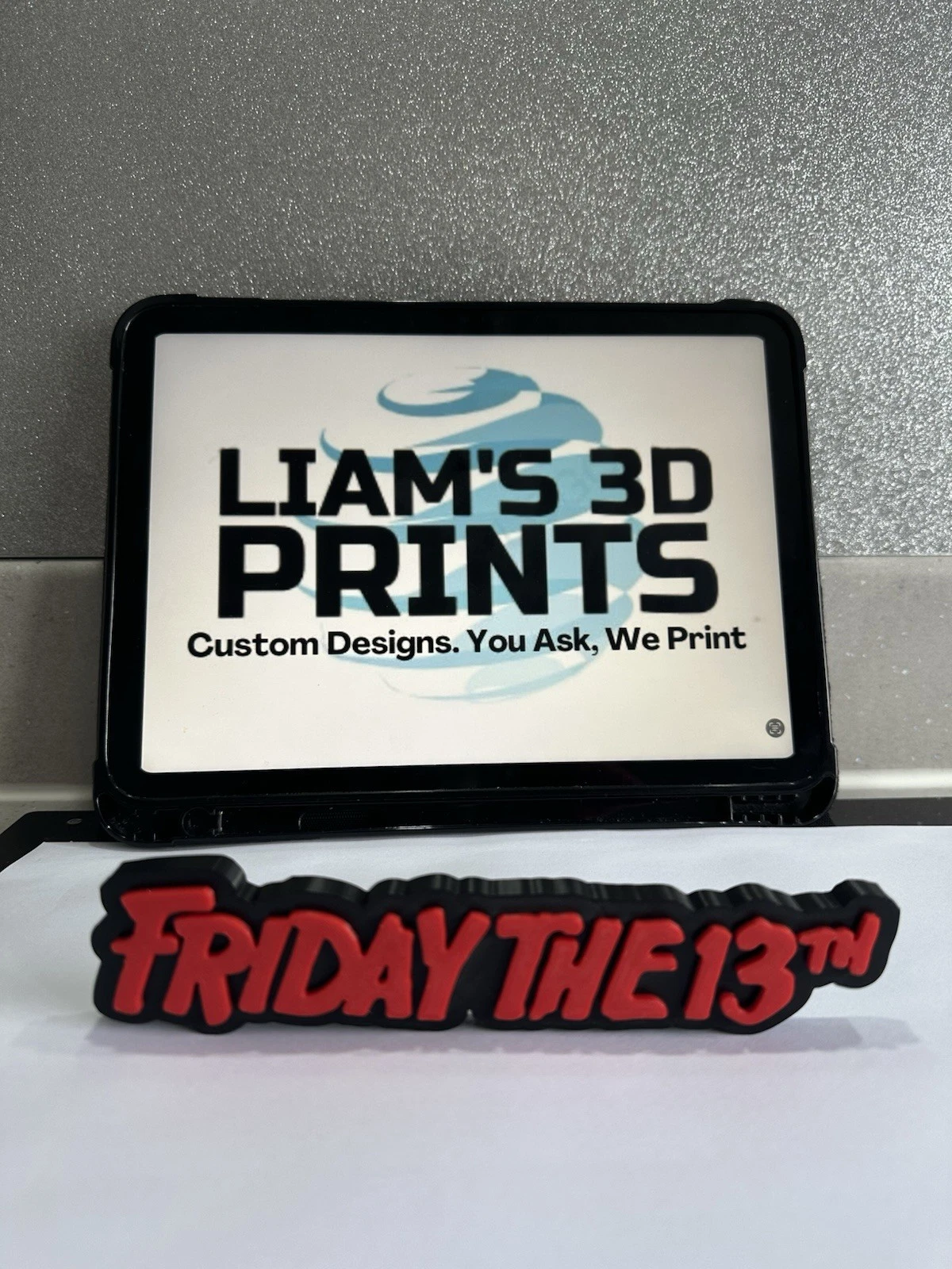 Decorative Friday the 13th Logo Sign Display Pops