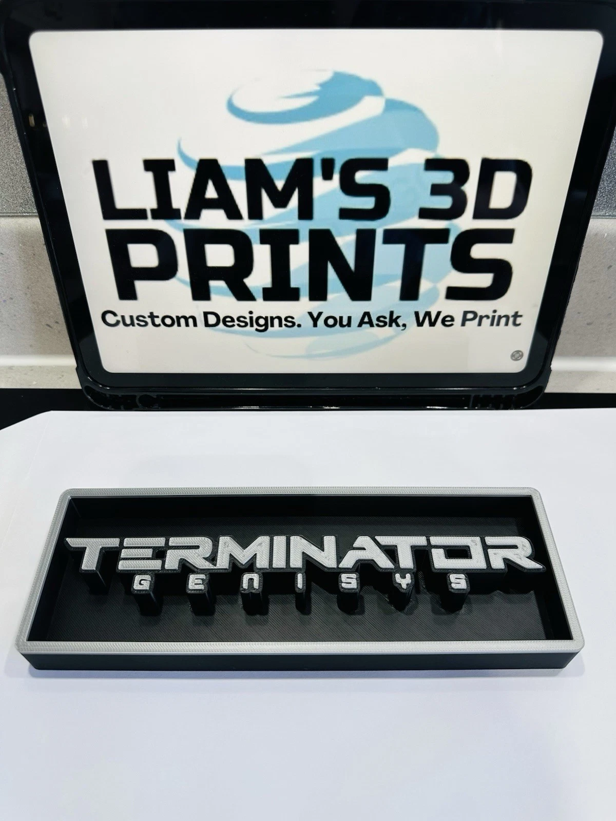 Decorative The Terminator Genisys Film Logo Sign Display Cinema s 17.5cm L 22cm