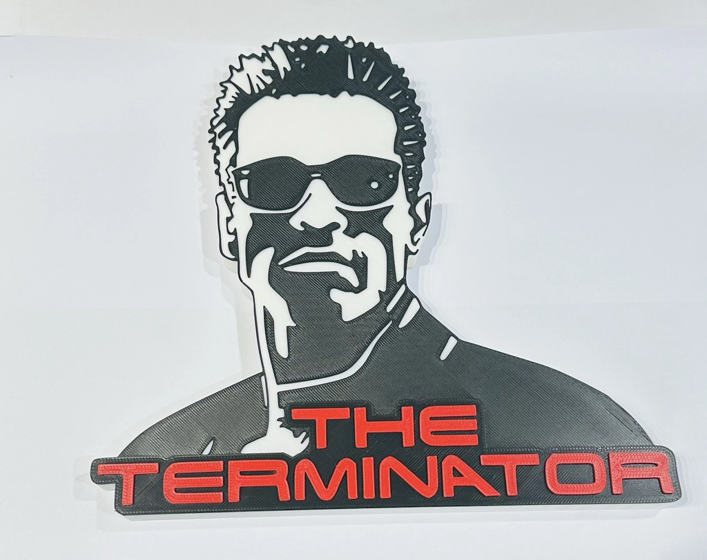 Decorative The Terminator Shillouette Film Self Standing logo Sign Display Pops