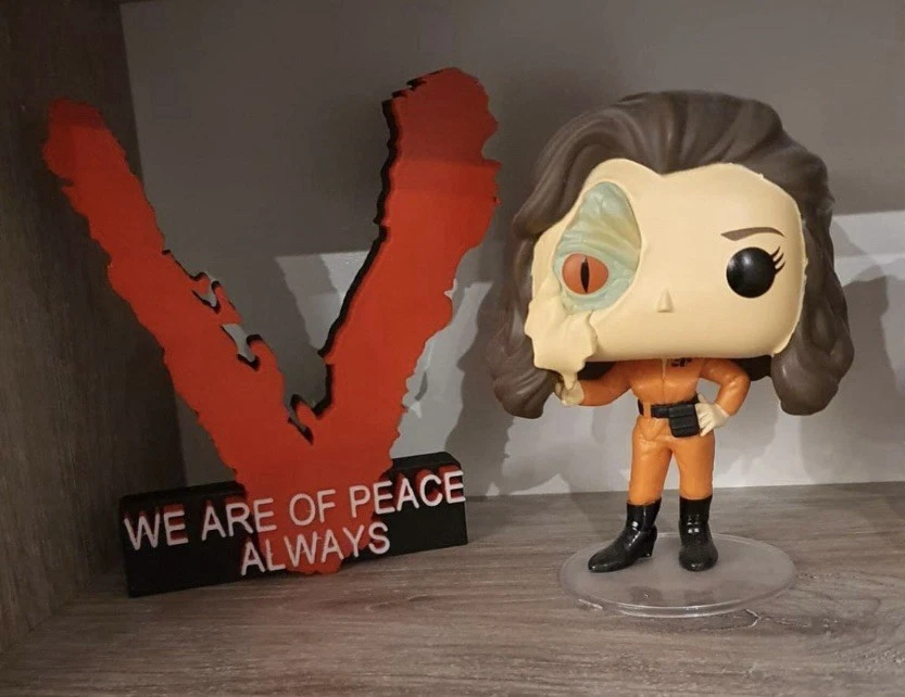 Decorative V “V” Tv Series logo Sign Display Pop Funko We Are Of Peace Always
