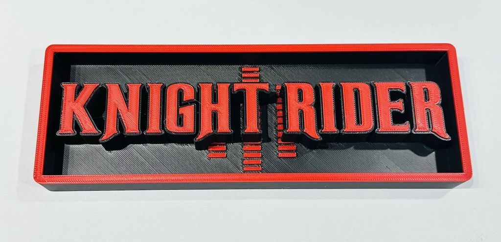 Decorative Knight Rider Kitt Film Logo Sign Display Cinema small 17.5cm L 22cm