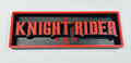 Decorative Knight Rider Kitt Film Logo Sign Display Cinema small 17.5cm L 22cm