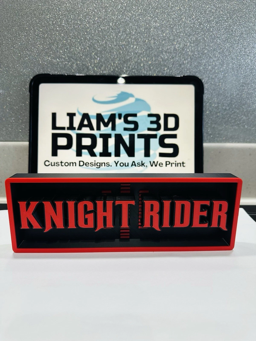 Decorative Knight Rider Kitt Film Logo Sign Display Cinema small 17.5cm L 22cm