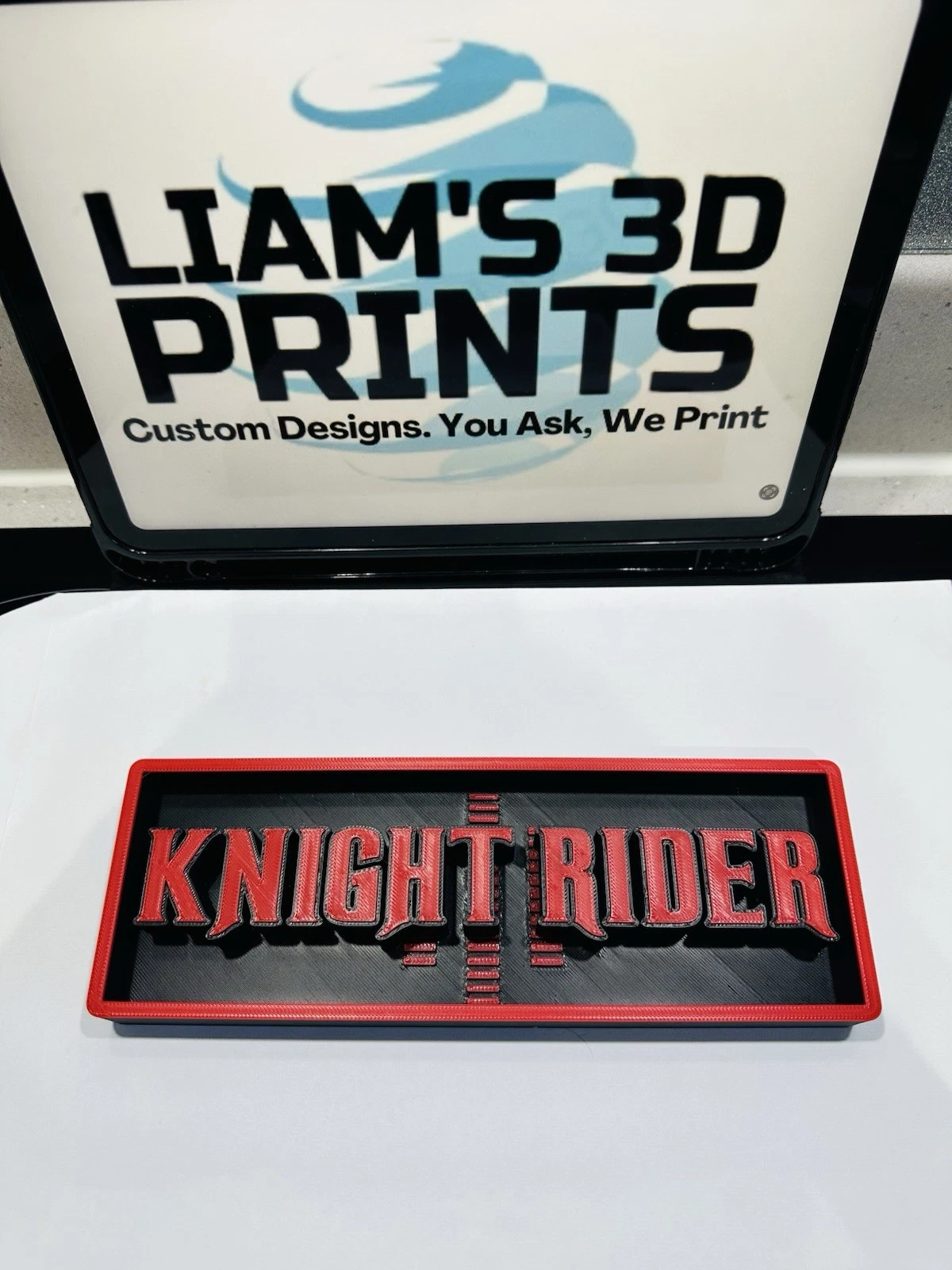 Decorative Knight Rider Kitt Film Logo Sign Display Cinema small 17.5cm L 22cm