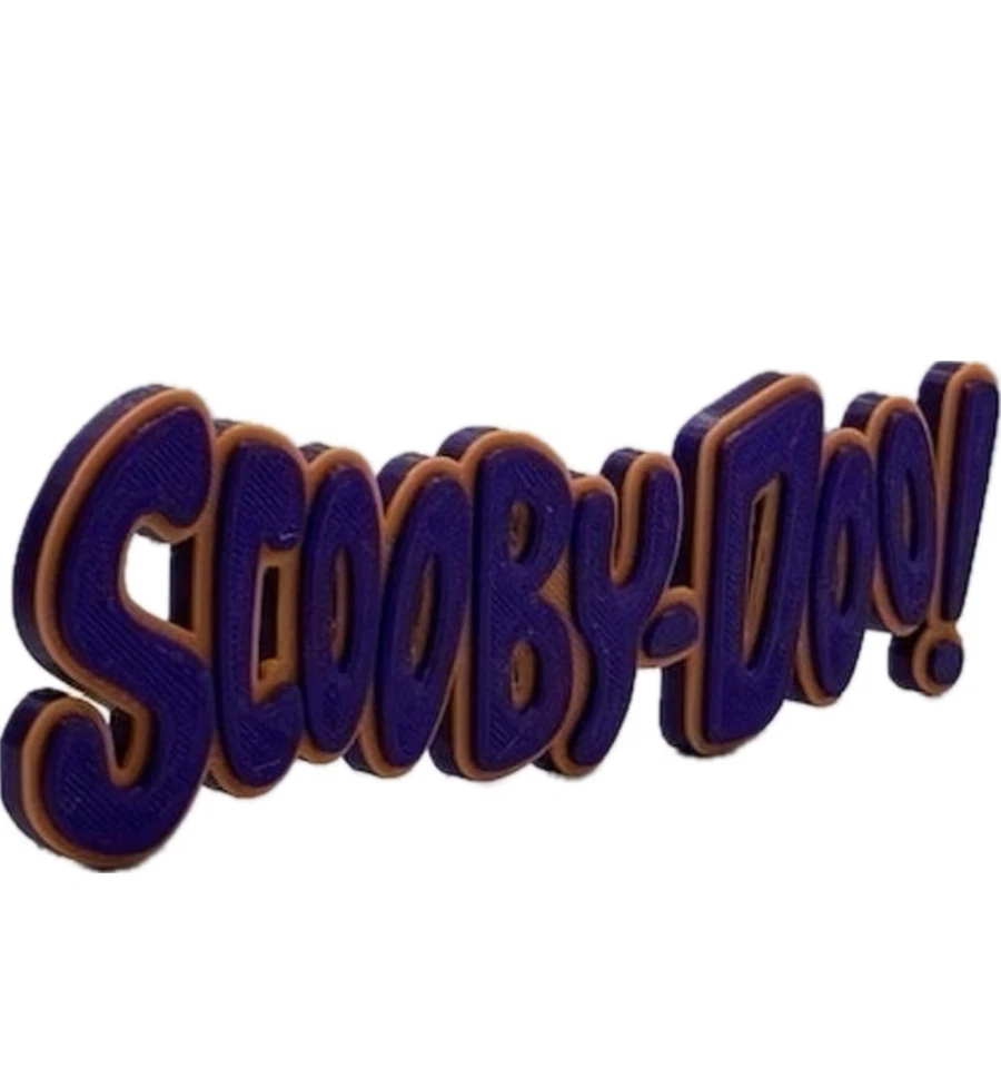 Decorative Scooby Doo Scooby-doo TV Film logo Sign Display 15cm X 5 Cm