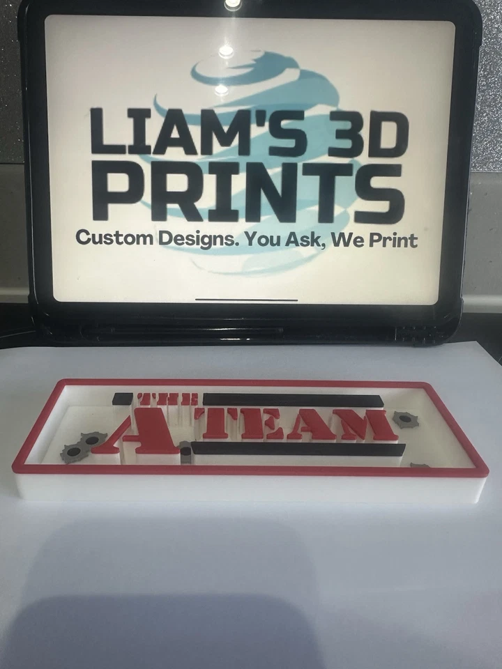 Decorative The A Team Film Logo Sign Display Cinema small 17.5cm Large 22cm
