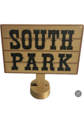 South Park Notice Board Sign Stand Logo Kenny Cartmam