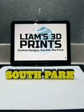 Decorative South Park Tv Film logo Sign Display Pop Cartoon