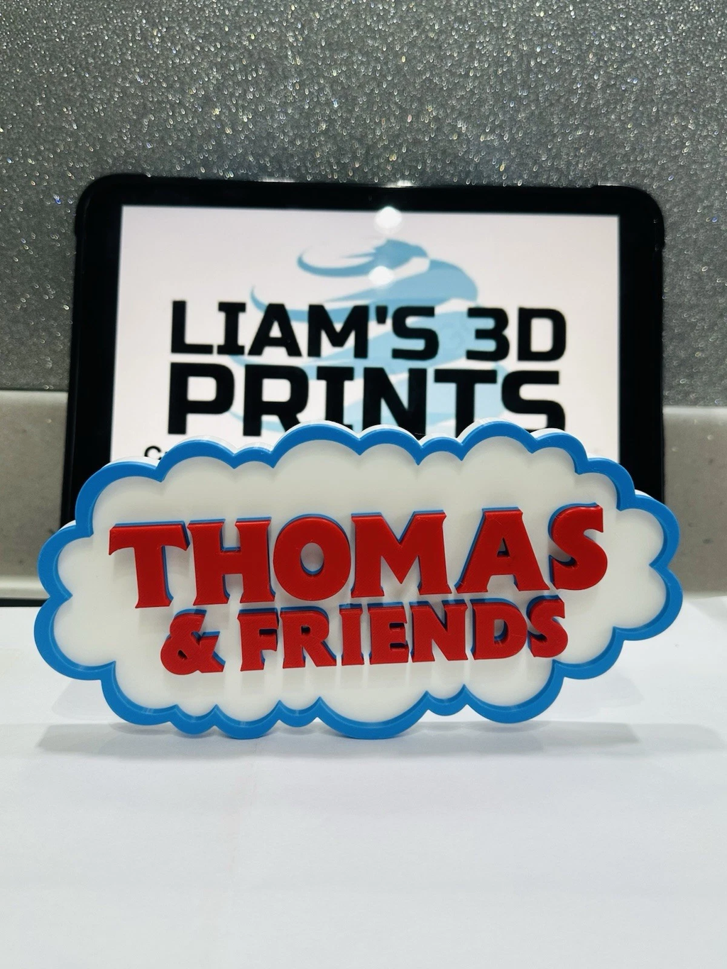 Decorative Thomas The Tank Engine and Friends Tv logo Sign Display Self Standing
