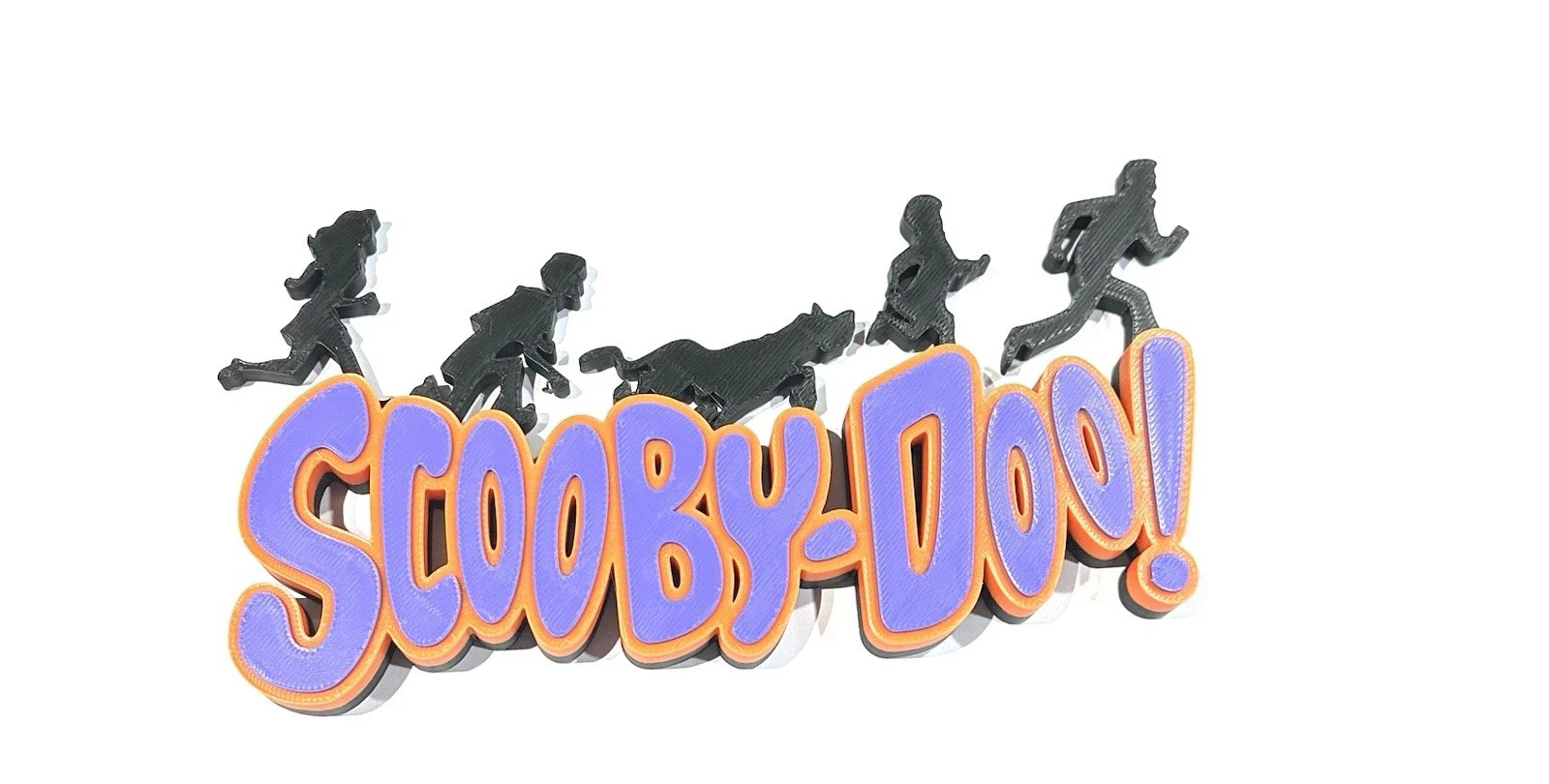 Decorative Scooby Doo Silhouette Self Standing TV Film logo Sign Display