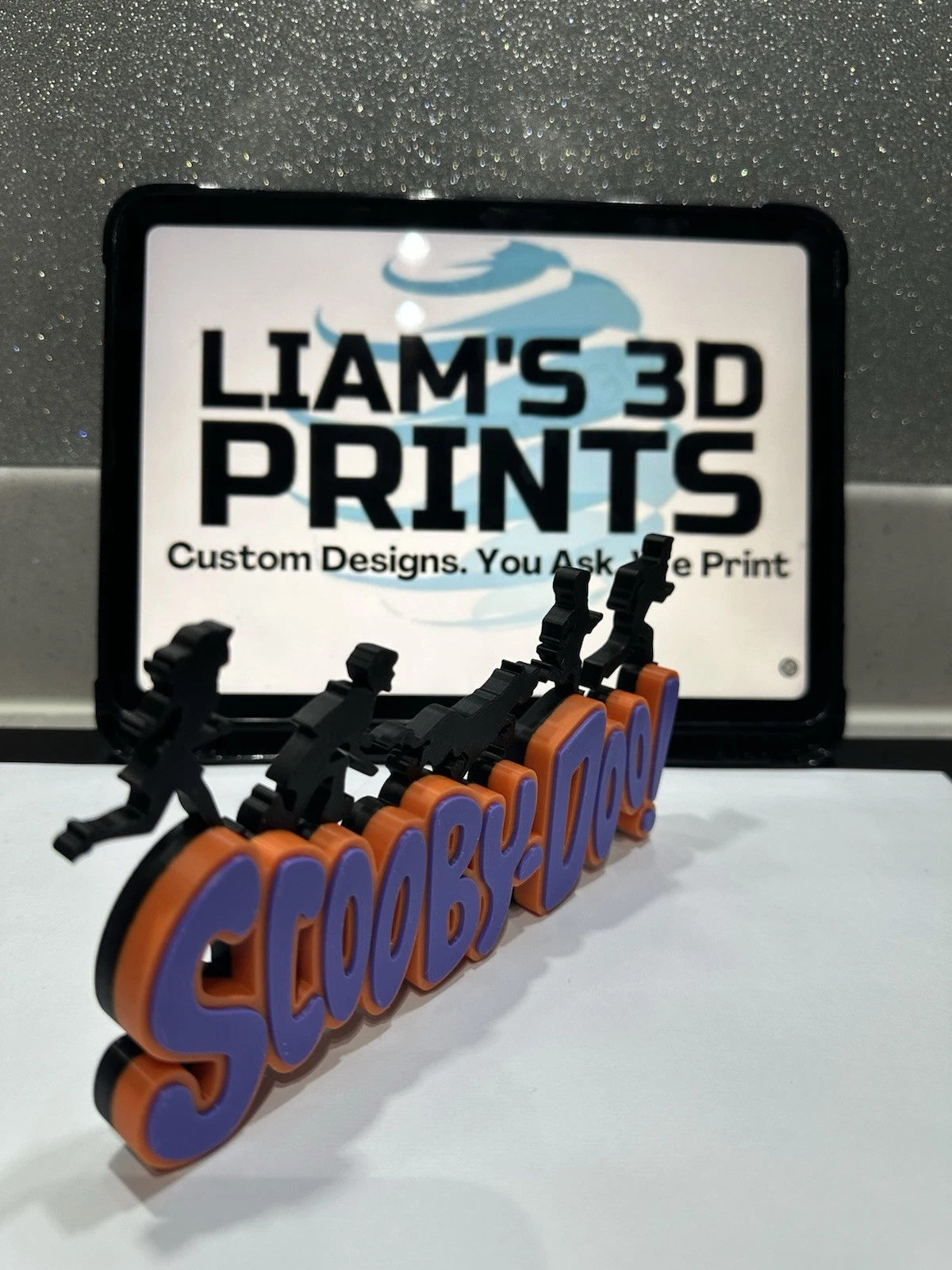 Decorative Scooby Doo Silhouette Self Standing TV Film logo Sign Display