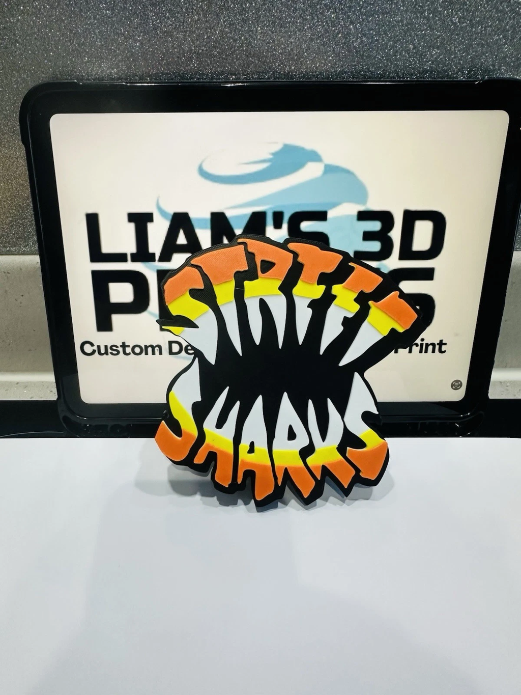 Decorative Street Sharks Film TV logo Sign Display Pops Self Standing