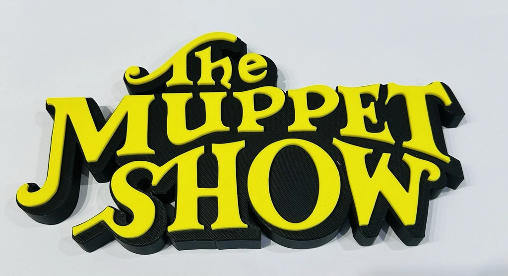 Decorative The Muppet Show Film TV logo Sign Display Pops