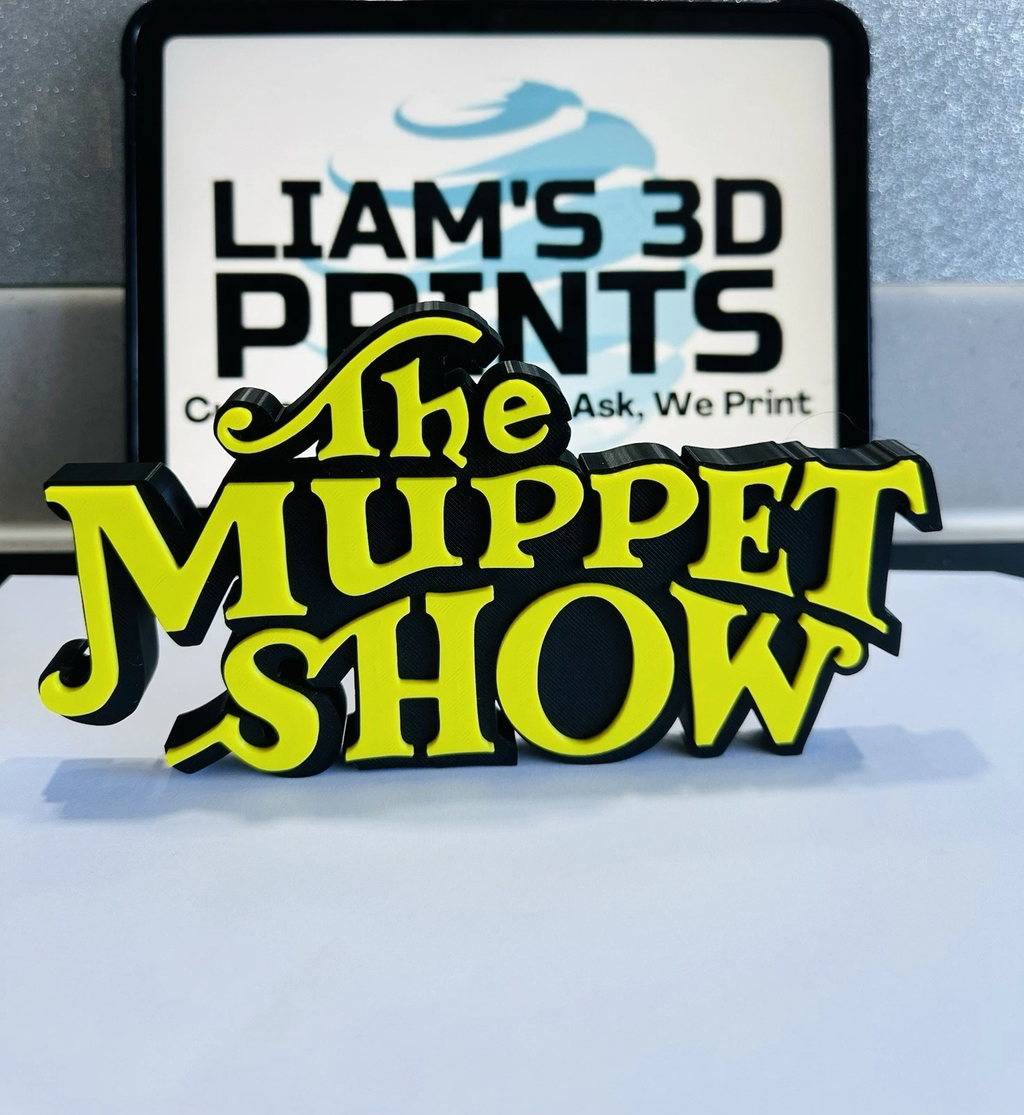 Decorative The Muppet Show Film TV logo Sign Display Pops