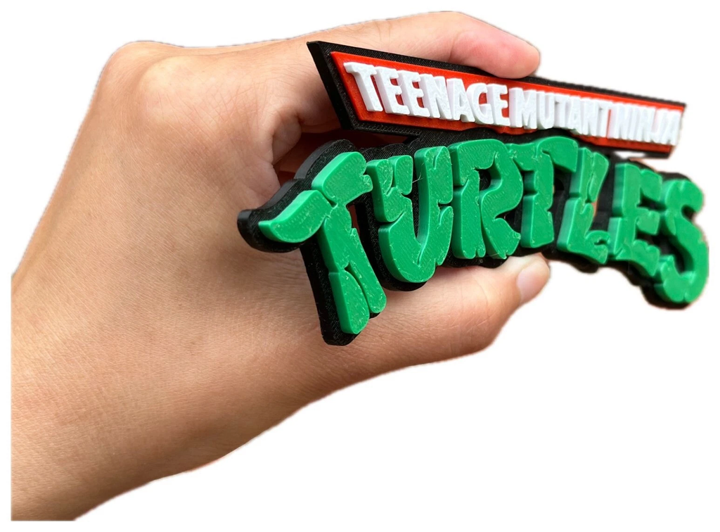 Decorative TMNT Teenage Mutant Ninja Turtles logo Sign Display