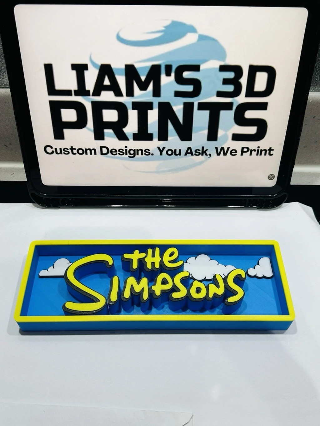 Decorative The Simpsons Box Sign Film Shelf Display small 17.5cm L22cm