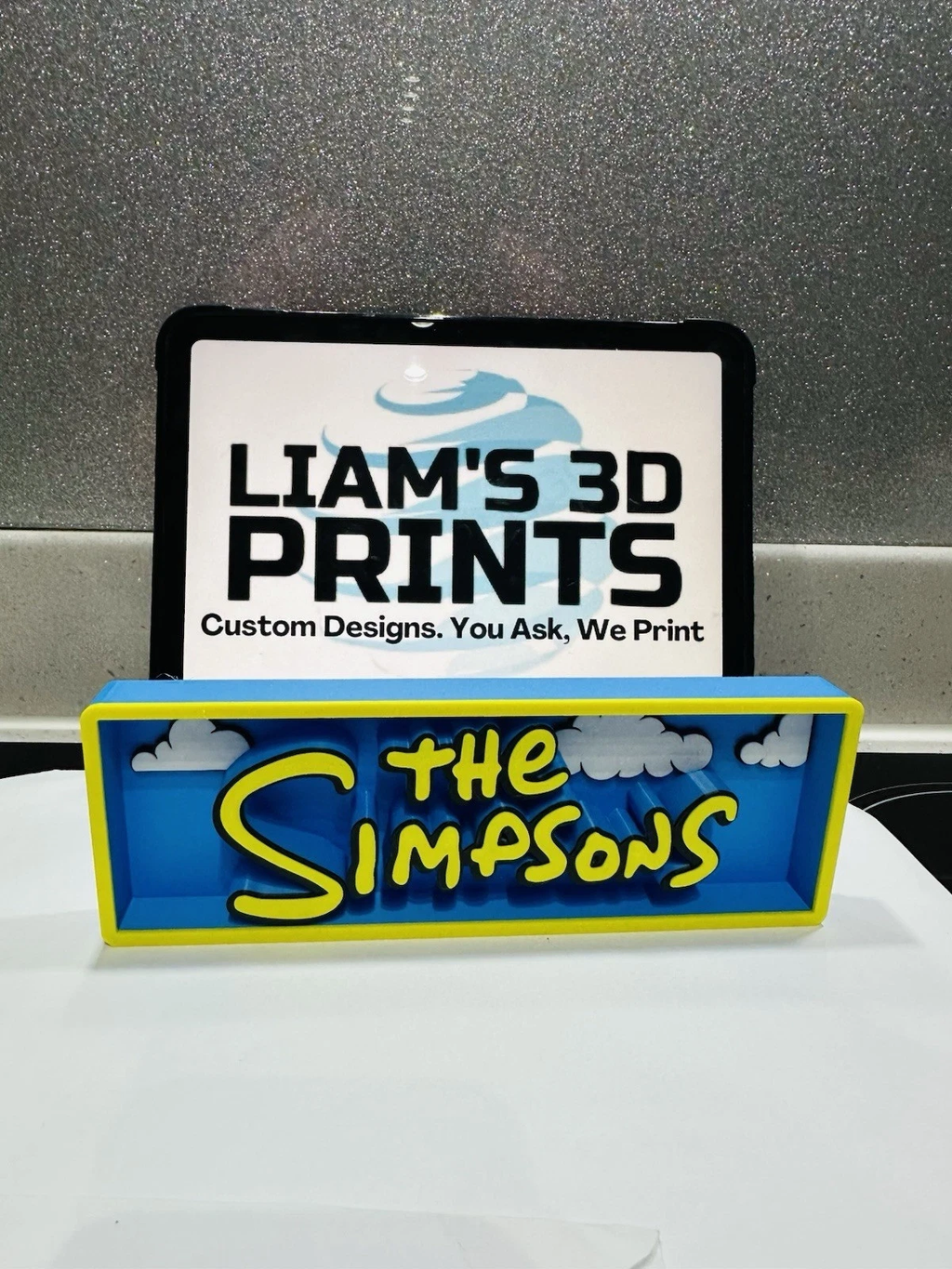 Decorative The Simpsons Box Sign Film Shelf Display small 17.5cm L22cm