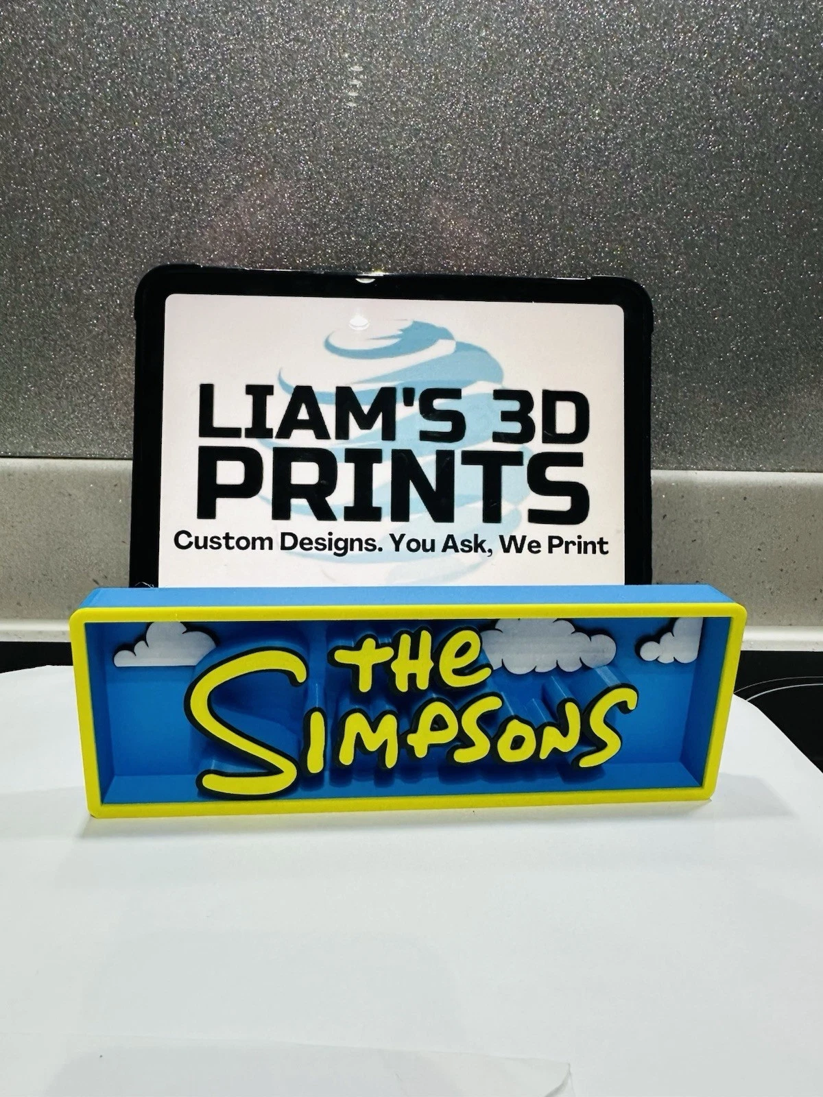 Decorative The Simpsons Box Sign Film Shelf Display small 17.5cm L22cm