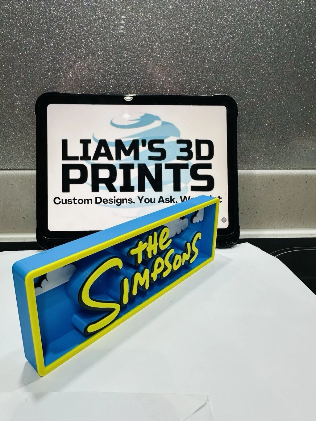 Decorative The Simpsons Box Sign Film Shelf Display small 17.5cm L22cm