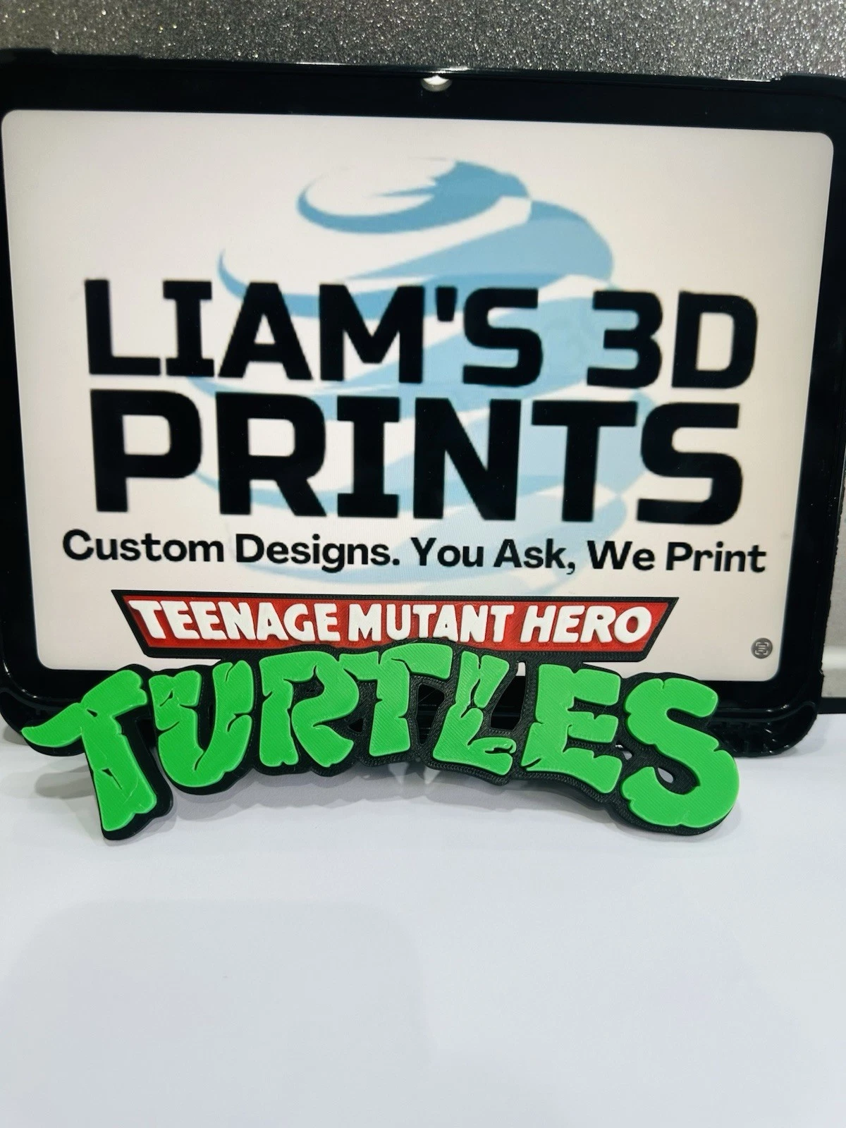 Decorative TMNT Teenage Mutant HERO Turtles logo Sign Display HERO Version