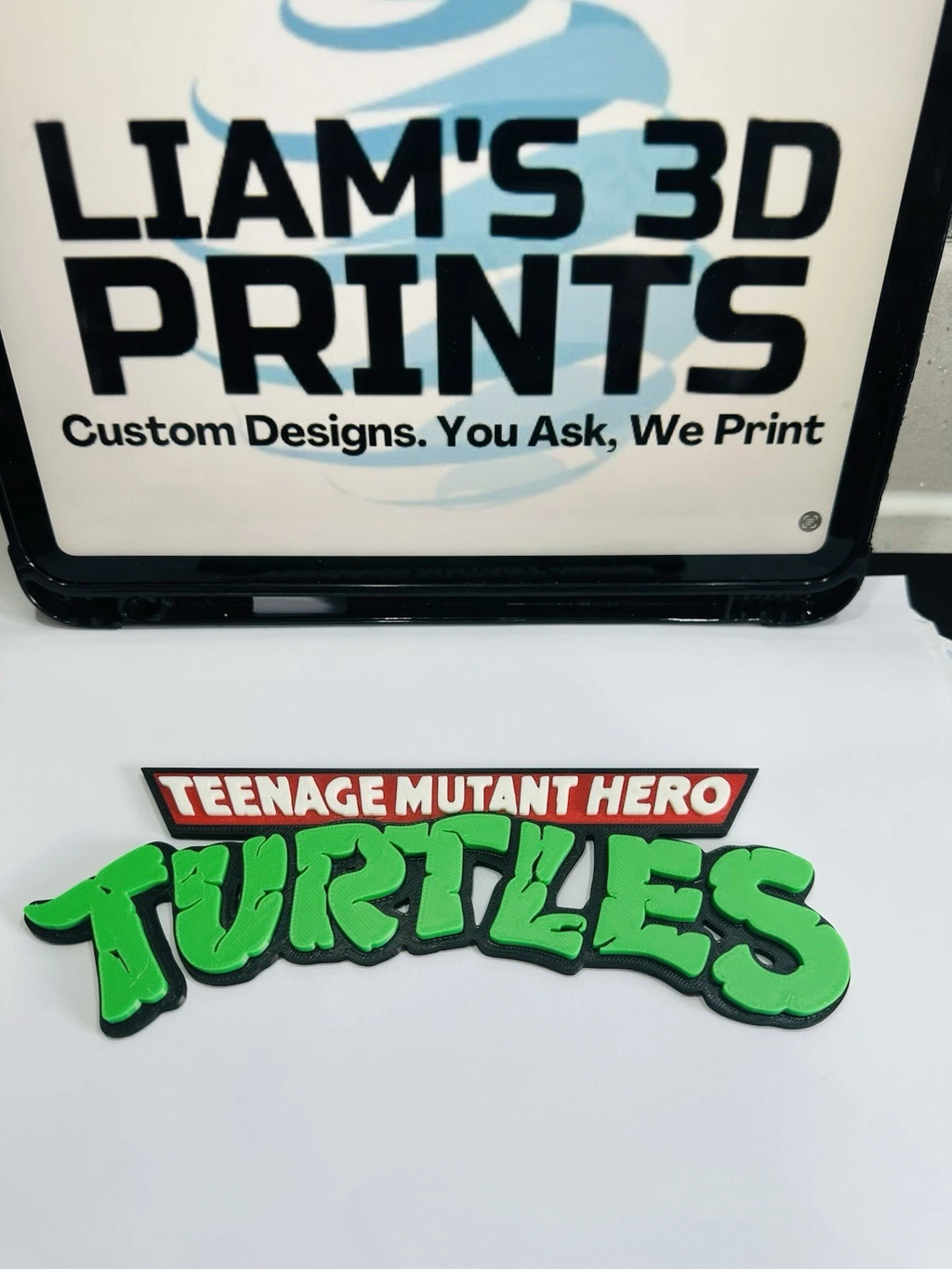 Decorative TMNT Teenage Mutant HERO Turtles logo Sign Display HERO Version