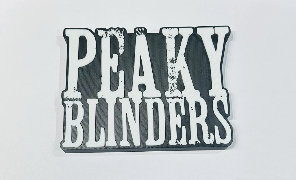 Decorative Peaky Blinders Self Standing Logo TV Show Movie Shelf Wall Sign