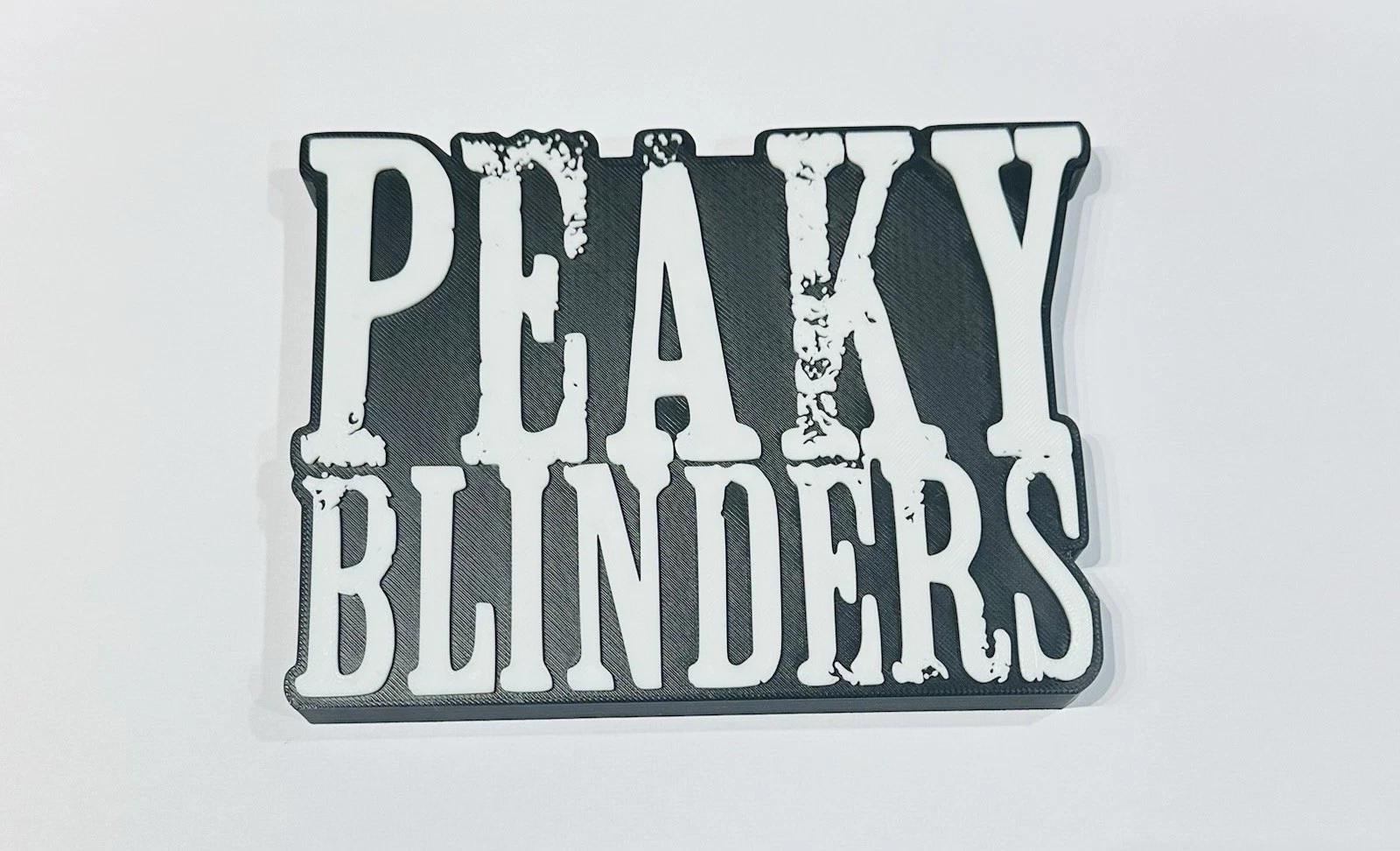 Decorative Peaky Blinders Self Standing Logo TV Show Movie Shelf Wall Sign