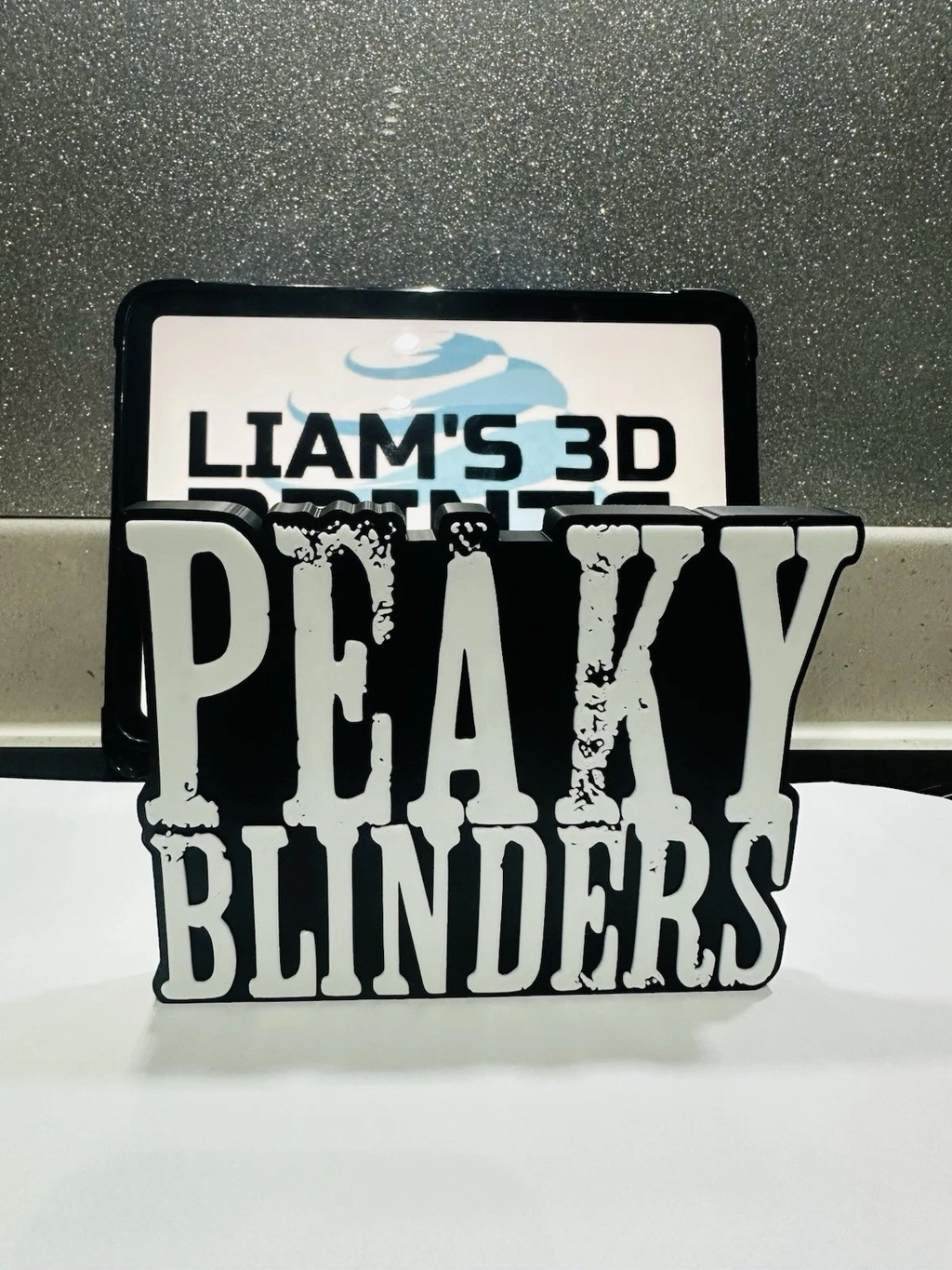 Decorative Peaky Blinders Self Standing Logo TV Show Movie Shelf Wall Sign