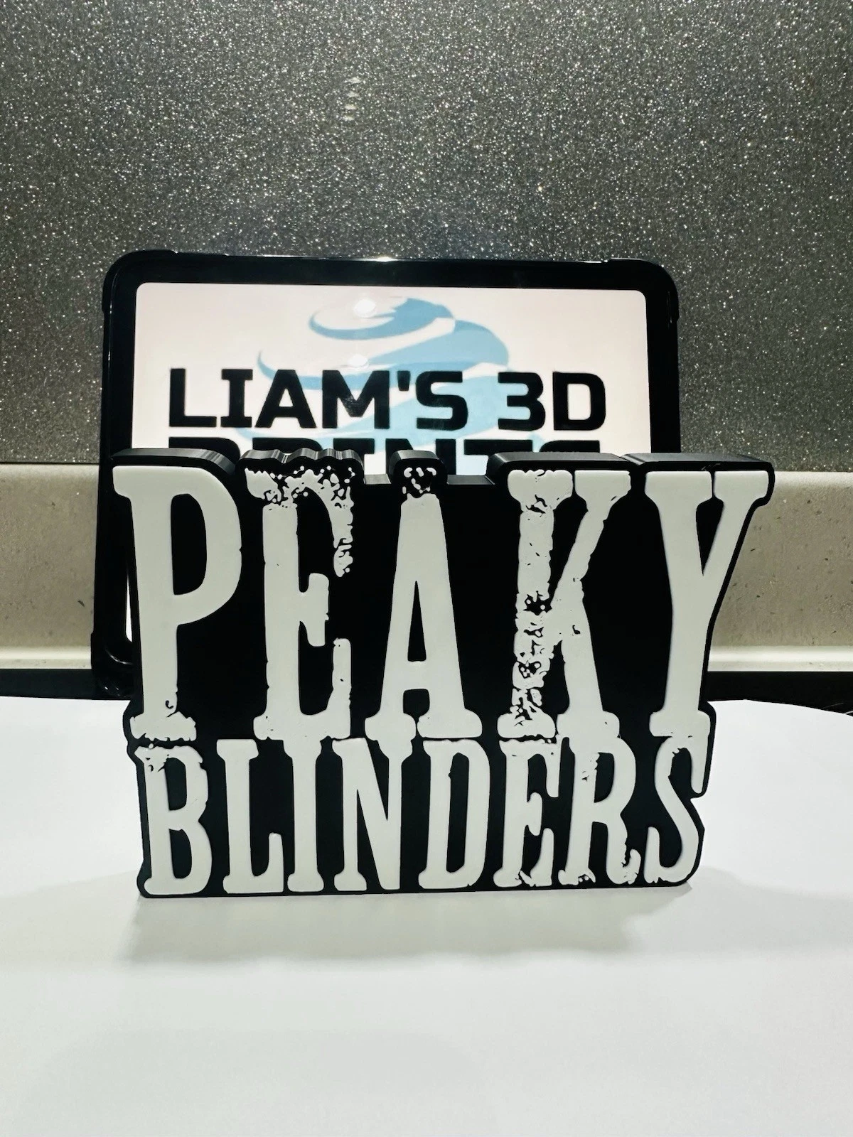 Decorative Peaky Blinders Self Standing Logo TV Show Movie Shelf Wall Sign