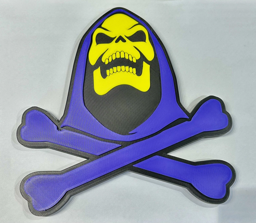 Decorative Skeletor He Man Master Of The Universe Skull logo Sign Display