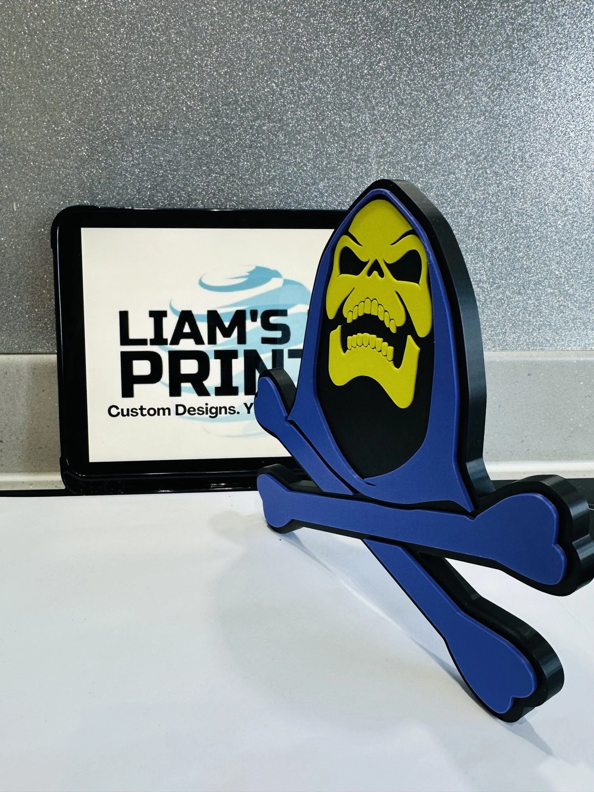 Decorative Skeletor He Man Master Of The Universe Skull logo Sign Display