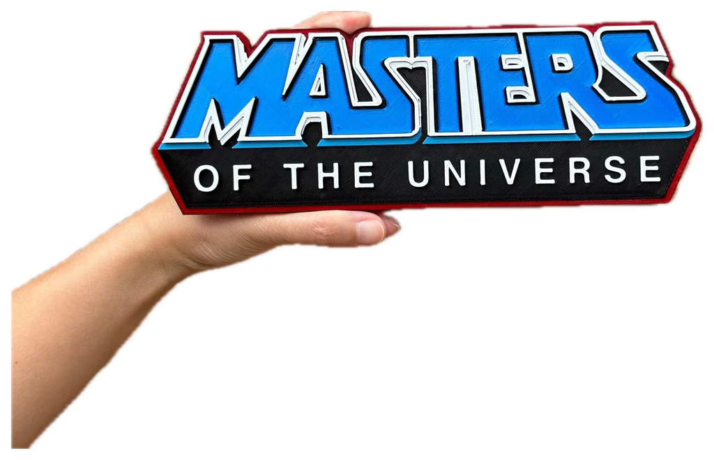 Decorative He-Man He Man Máster Of The Universe logo Sign Display