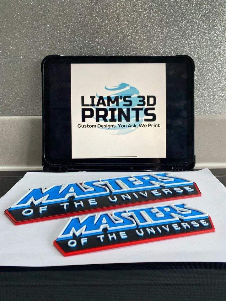 Decorative He-Man He Man Máster Of The Universe logo Sign Display