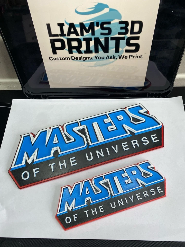 Decorative He-Man He Man Máster Of The Universe logo Sign Display