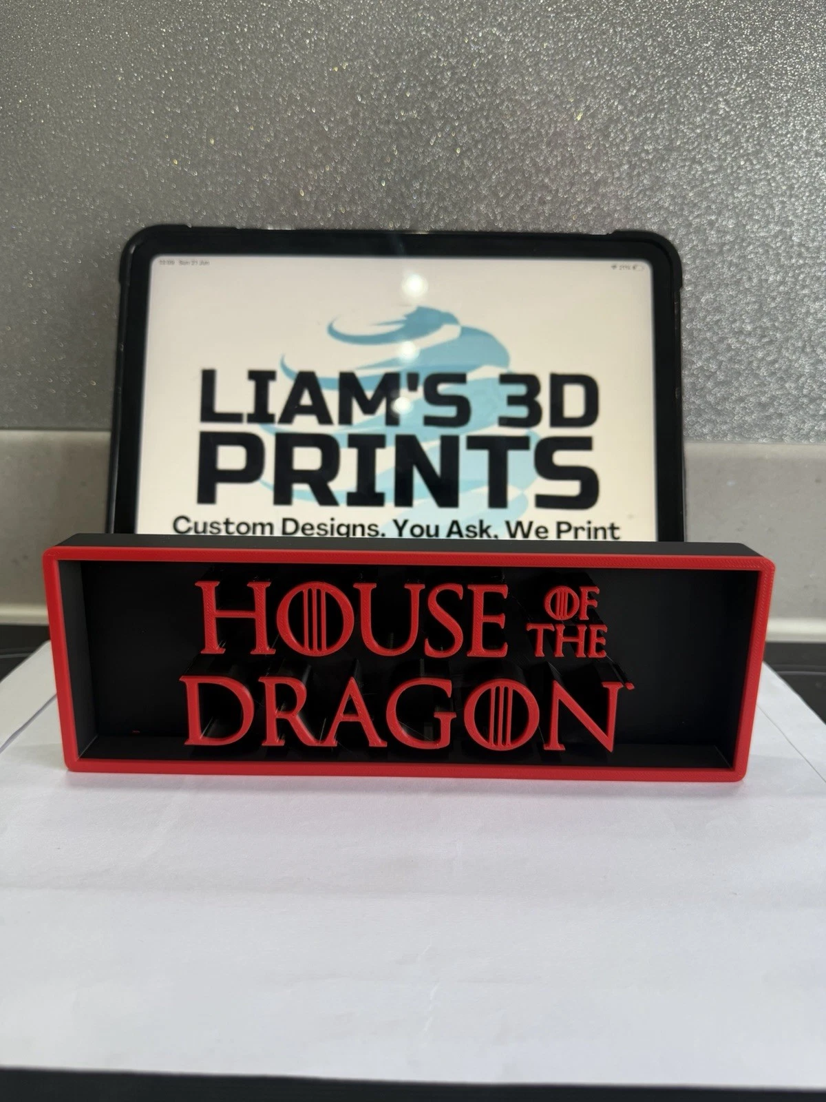 Decorative House Of The Dragon Box Film Logo Sign Display Cinema s17.5cm L22cm