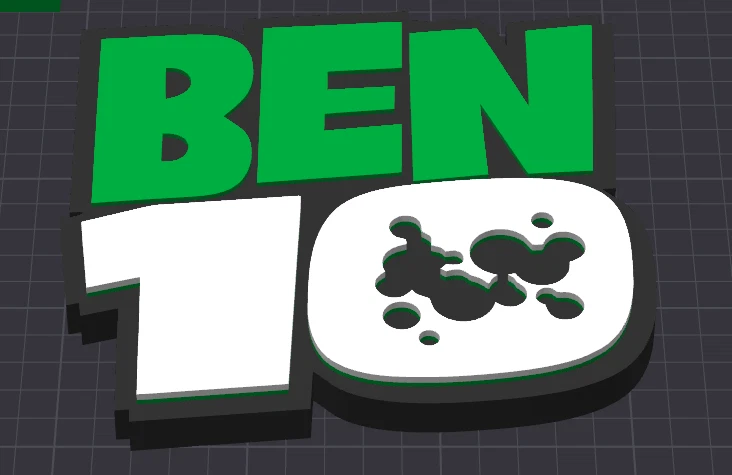 Decorative Ben 10 Film TV logo Sign Display Pops